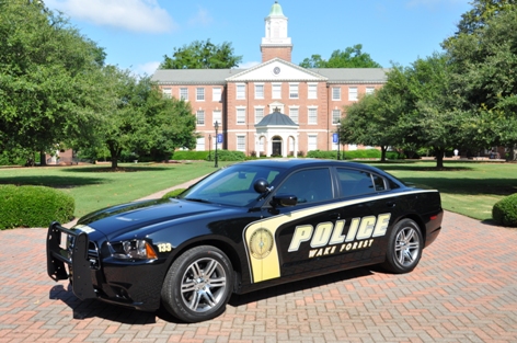 Exterior of Newly designed Wake Forest Police Department Vehicle