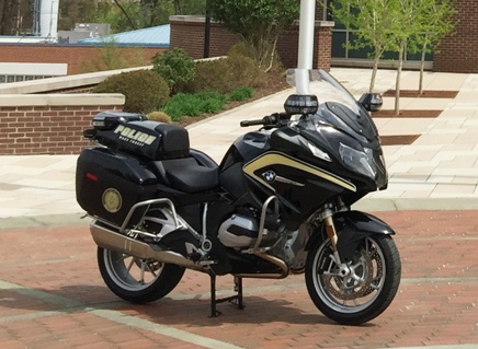 Exterior of Newly designed Wake Forest Police Department Motorcycle