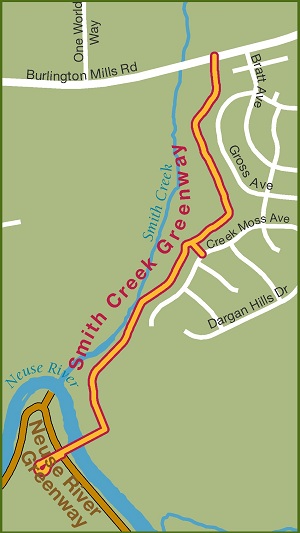 Smith Creek Greenway Map