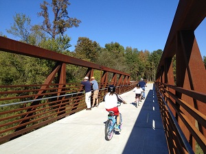 Neuse River Bridge on Smith Creek Greenway