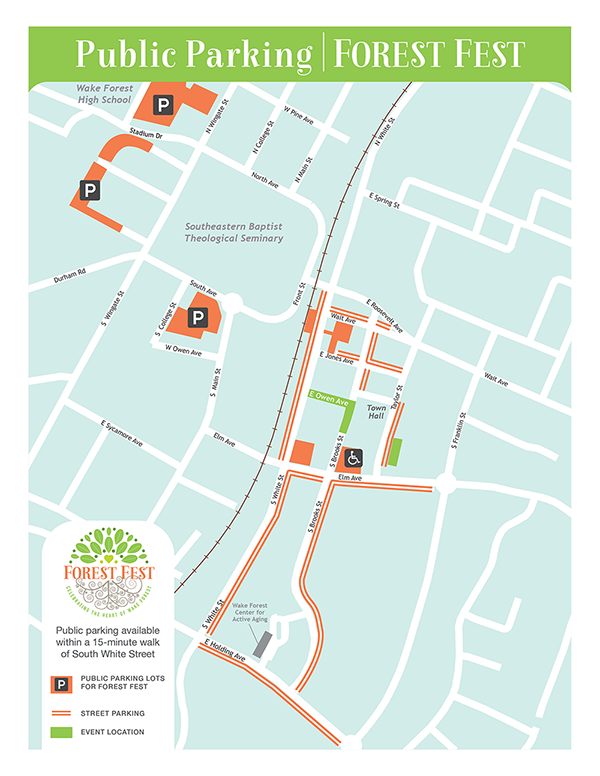 Forest Fest Parking Map