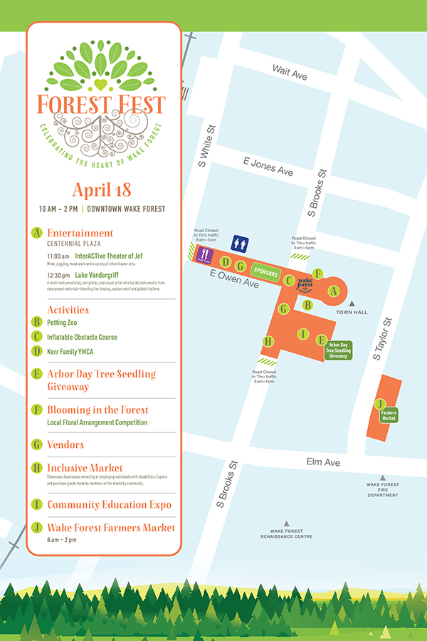 Forest Fest Venue Map