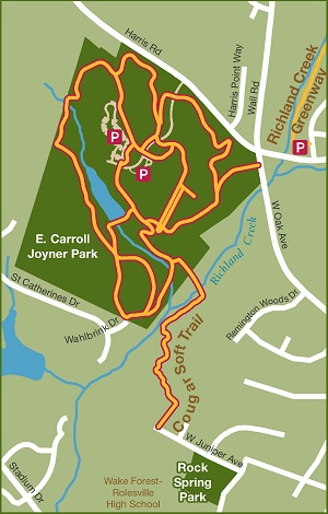 E. Carroll Joyner Park Trails | Town of Wake Forest, NC