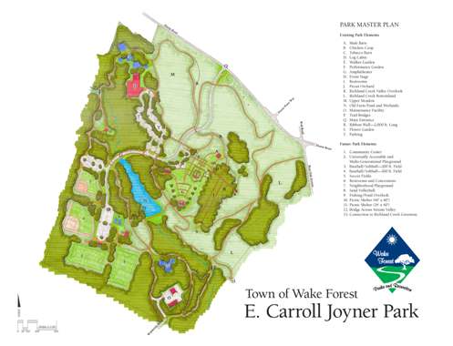 Conceptual Joyner Park Master Plan